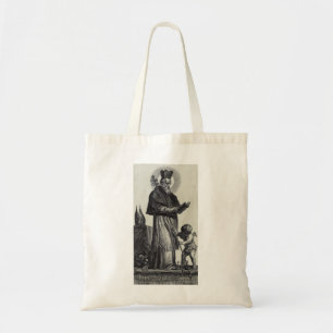 Tote Bag Saint Patrick Apôtre d'Irlande  Art monochrome