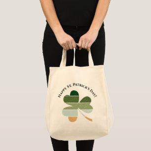 Tote Bag Saint Patrick's Day dégoûté Lucky Shamrock irlanda