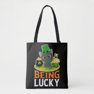 Tote Bag Saint Patrick's Day Être chanceux