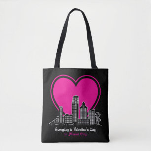 Tote Bag Saint Valentin à Miami City