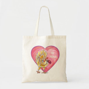 Tote Bag Saint-Valentin au poulet