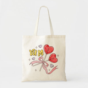 Tote Bag Saint Valentin Coeur Lollipop