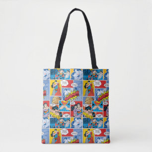 Tote Bag Saint-Valentin  Collage de bandes dessinées