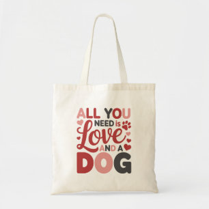 Tote Bag Saint-Valentin de la Maman de Chien