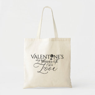 Tote Bag Saint-Valentin Minimaliste Lettering