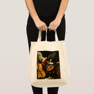 Tote Bag Sainte Cécile et l'ange par Carlo Saraceni