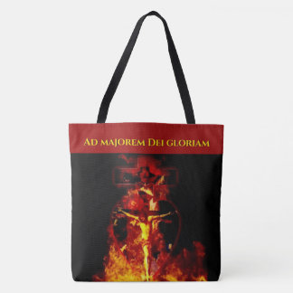 Tote Bag Sainte Trinité catholique Jésus sur la croix