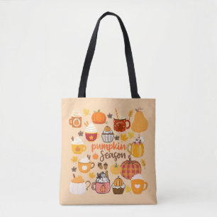 Tote Bag Saison Citrouille épicée