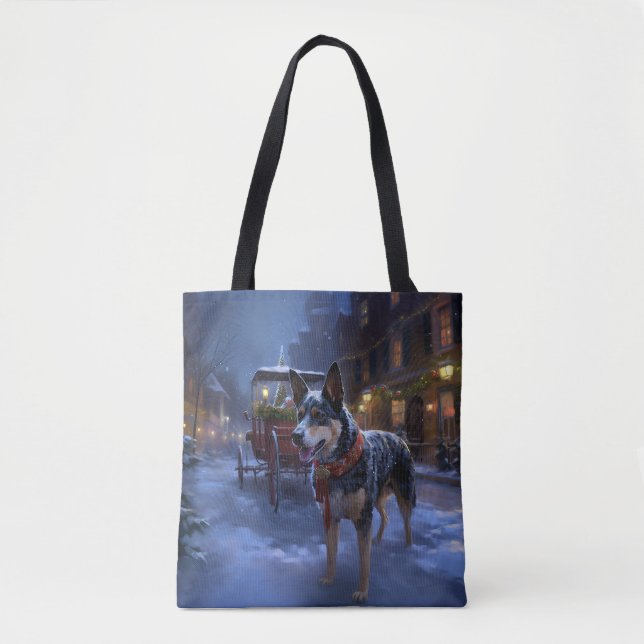 Tote Bag Saison de Noël des bovins australiens (Devant)