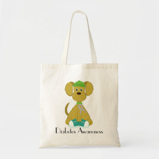 Tote Bag Salissez le chien Fourre-tout de diabète Sac-Gris