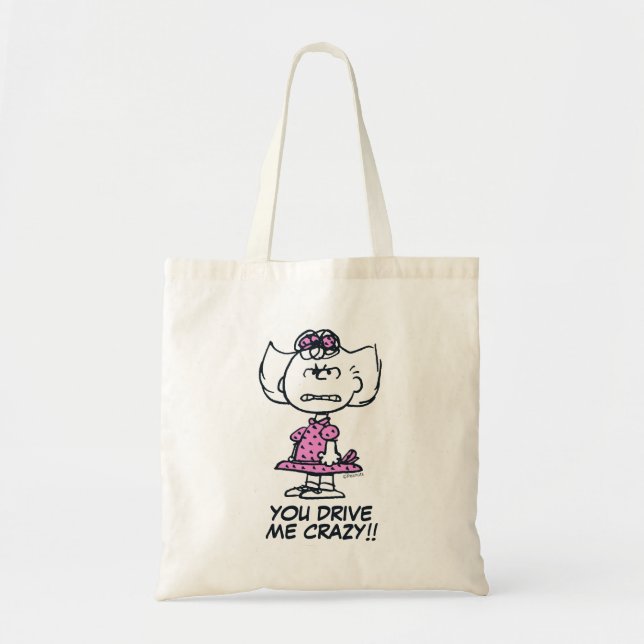 Tote Bag Sally en colère (Devant)