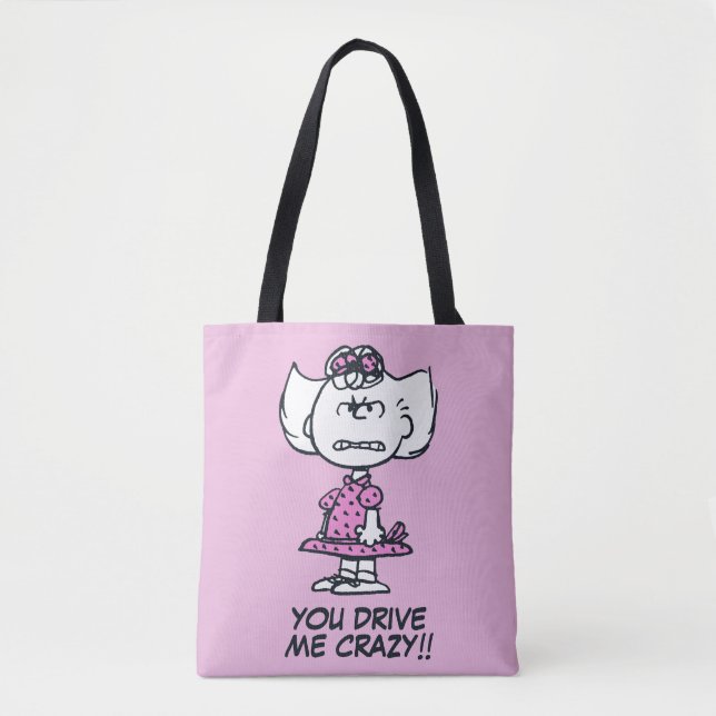 Tote Bag Sally en colère (Devant)