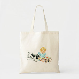 Tote Bag Sally et Spot Illustration des années 1950