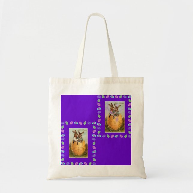 Tote Bag Salutation de Pâques (Devant)