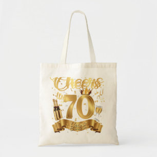 Tote Bag Salutations À 70 Ans Joyeux 70E Anniversaire Reine