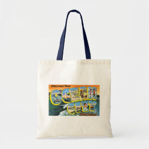 Tote Bag Salutations de la ville d'océan, NJ
