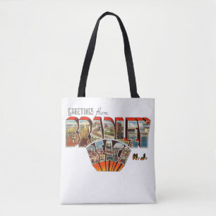Tote Bag Salutations de New Jersey de plage de Bradley