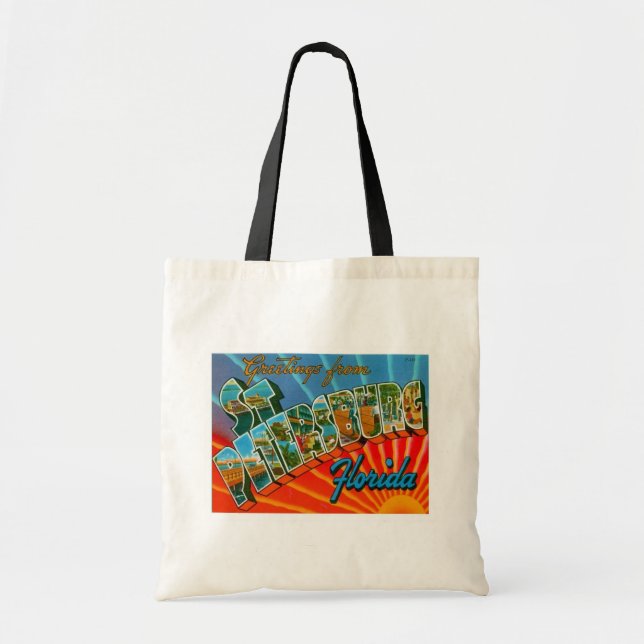 Tote Bag Salutations De Saint-Pétersbourg Floride (Devant)