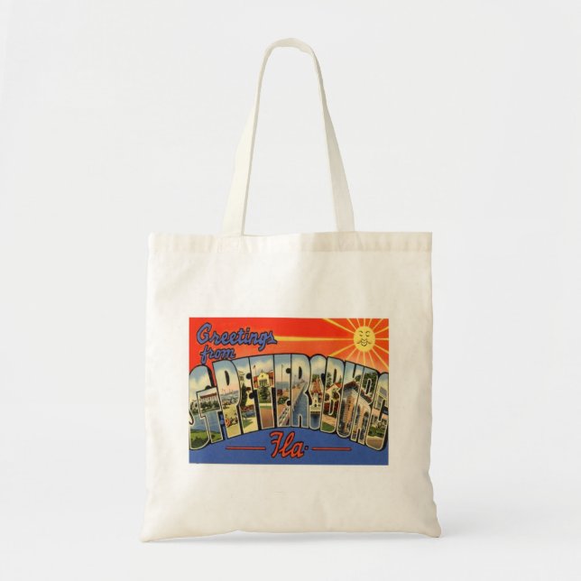 Tote Bag Salutations De Saint-Pétersbourg Floride (Devant)