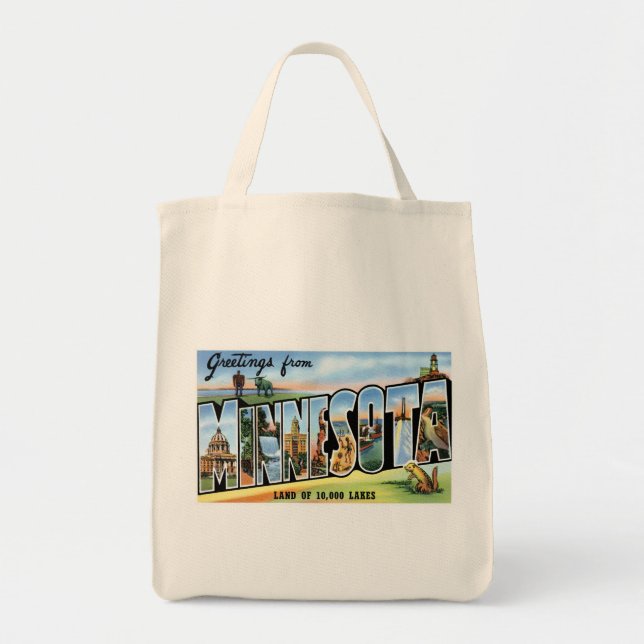 Tote Bag Salutations du Minnesota (Devant)
