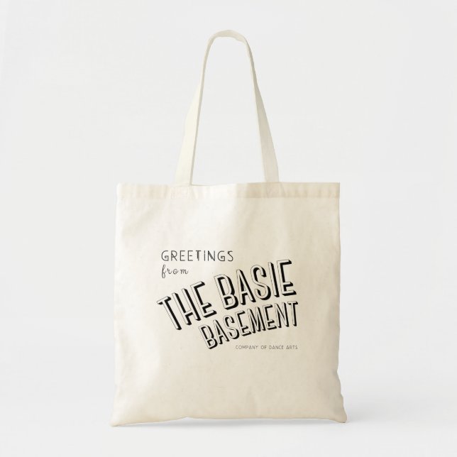 Tote Bag Salutations du sous-sol de Basie (Devant)