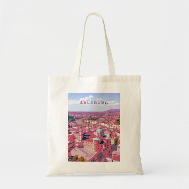 Tote Bag Salzbourg Autriche (Devant)