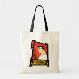 Tote Bag Samurai Jack Souriant Futuristic Frame Graphic