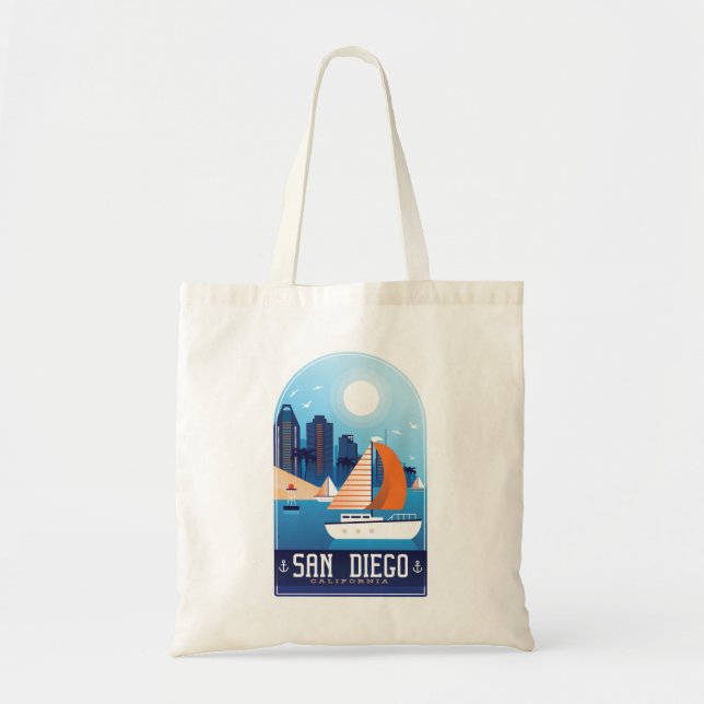 Tote Bag San Diego Californie (Devant)