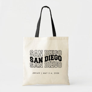 Tote Bag San Diego Convention Welcome Bag Trade Show Fourre