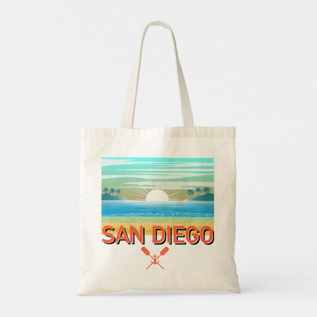 Tote Bag San Diego Design - Cartes De Jeu Classiques (Dos)