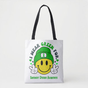 Tote Bag Sandhoff Maladie Sensibilisation Ribbon Soutien Ca
