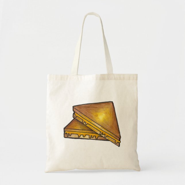Tote Bag Sandwich au fromage grillé au fromage grillé Fourr (Devant)