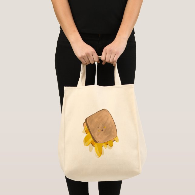 Tote Bag Sandwich au séchage au fromage grillé (Devant (produit))