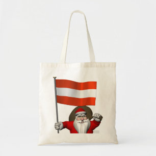 Tote Bag Santa Claus Avec L'Ensigne D'Österreich