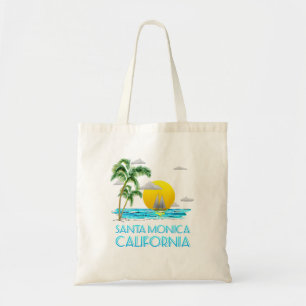 Tote Bag Santa Monica Californie Voile