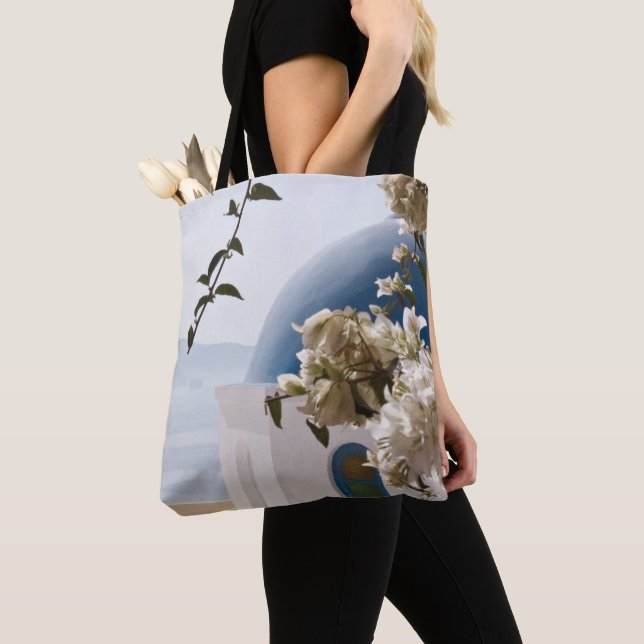 Tote Bag Santorin Oia #3 (De près)