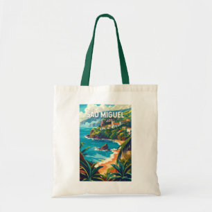 Tote Bag Sao Miguel Island Portugal Travel Art