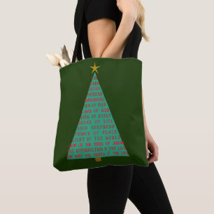 Tote Bag Sapin de Noël des Noms de Jésus