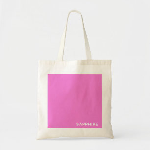 Tote Bag Sapphire pink colour
