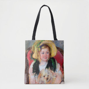 Tote Bag Sara avec son chien, Cassatt