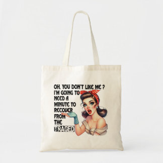 Tote Bag Sarcastic Funny Cite Un Cadeau Pour Son Design Rét