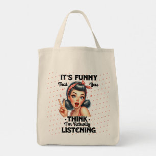 Tote Bag Sarcastique Drôle Citation Filles Chose