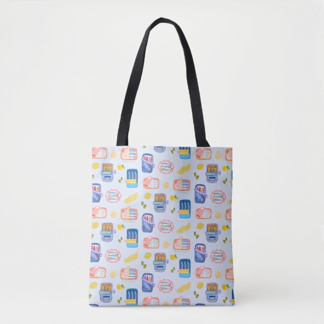 Tote Bag Sardines and Lemons (Devant)