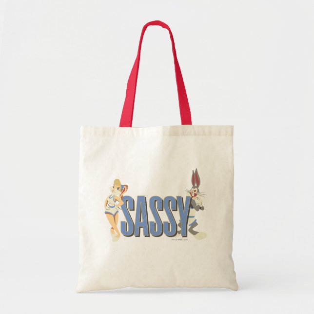 Tote Bag "Sassy" Lola Bunny & BUGS BUNNY™ (Devant)