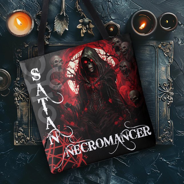 Tote Bag Satan Necromancer (Créateur téléchargé)