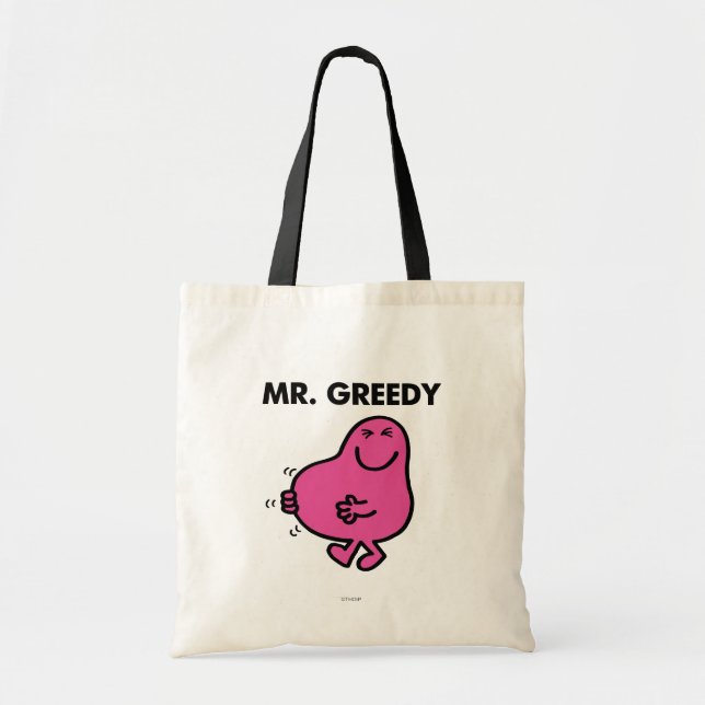 Tote Bag Satisfait M. Greedy (Devant)
