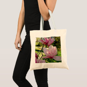 Tote Bag Saucer Magnolia Blossom Sag - Personnalisé