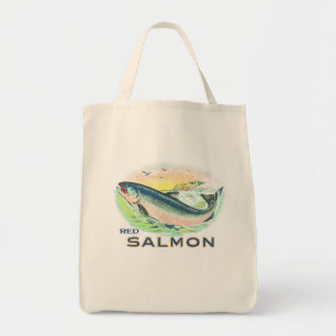 Tote Bag SAUMON rouge