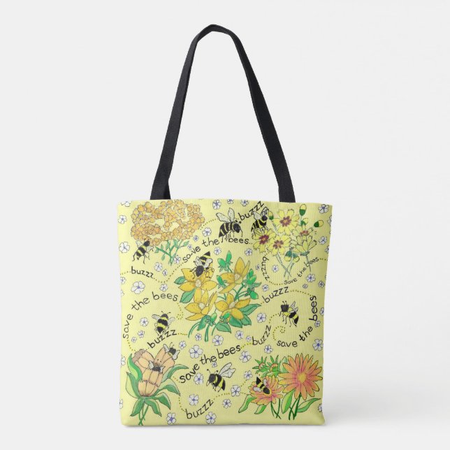 TOTE BAG SAUVER LES ABEILLES (Dos)