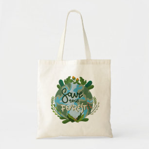 Tote Bag Sauvez la forêt